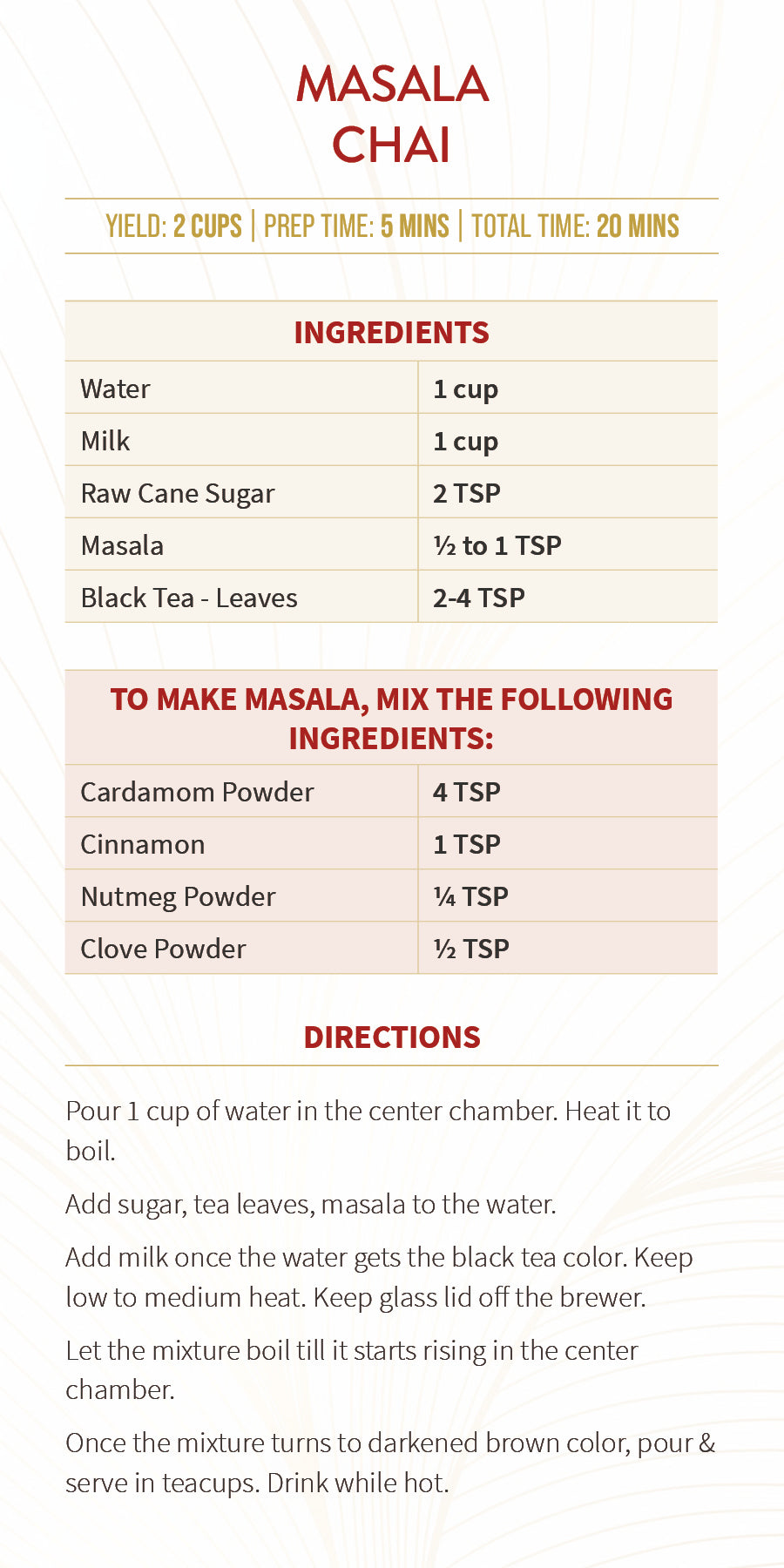 Masala chai